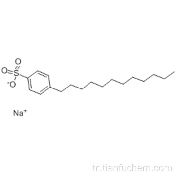 Benzenülfonik asit, dodesil-, sodyum tuzu (1: 1) CAS 25155-30-0